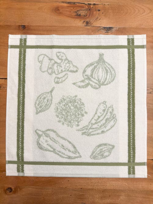 Anaya Epicurean Delights Kitchen Towels In Nutty Brown