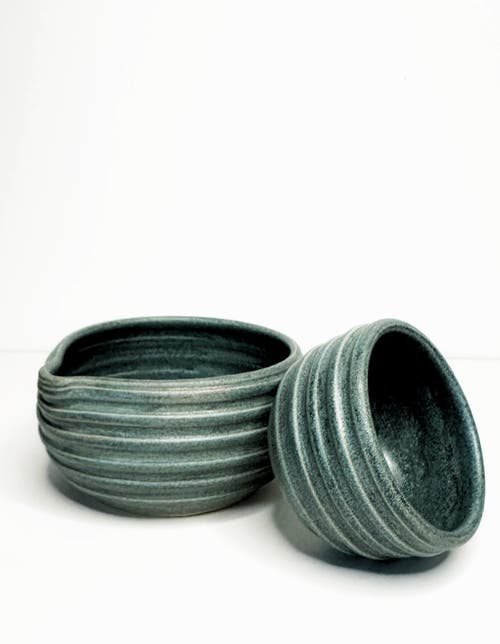 Mikkarbo Hunny Matcha Bowls In Green
