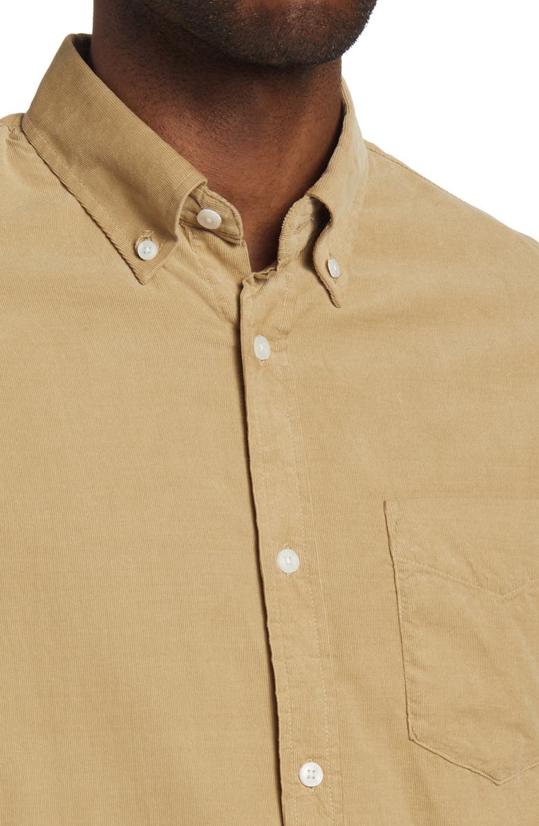 NN07 Levon 5723 Corduroy Button-Down Shirt, Alternate, color,