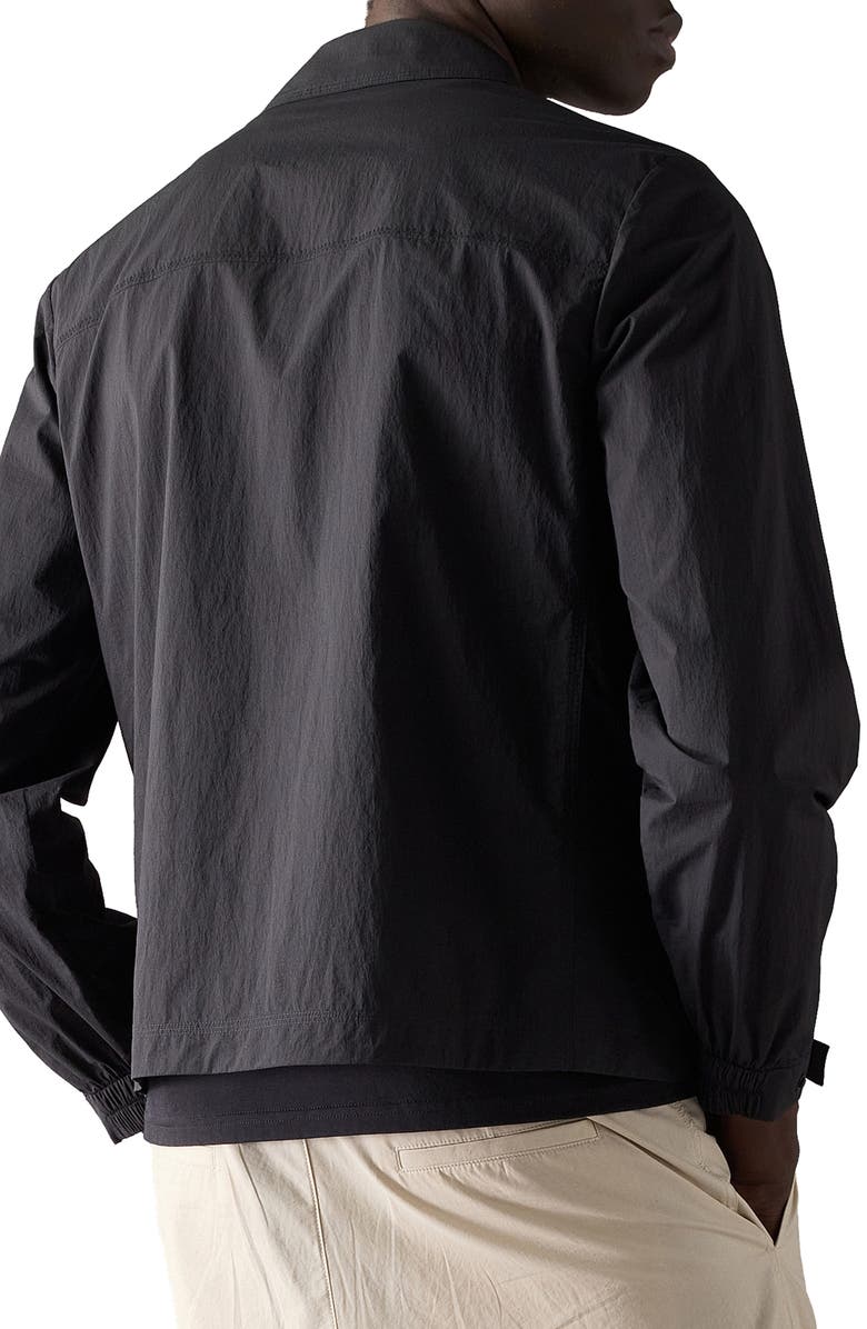 Moose Knuckles Topflight Water Repellent Shirt Jacket, Alternate, color, Black