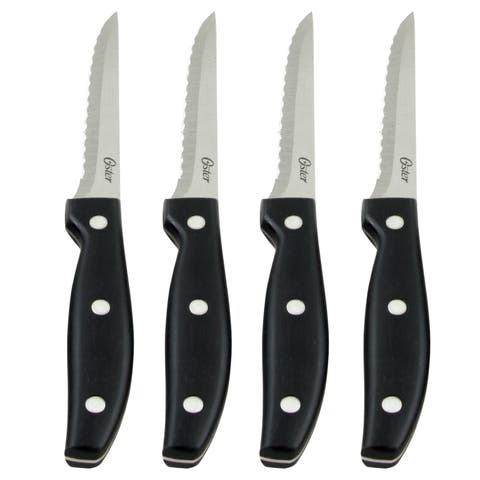 Granger 4.5 in. Stainless Steel Blade Steak Knife Set (4 Pack)