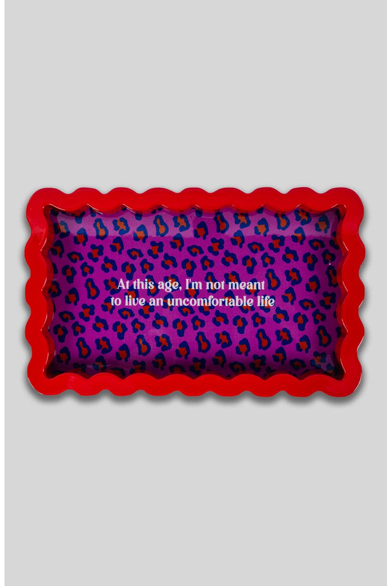 Uncomfortable Lacquer Tray, Main, color, Uncomfortable