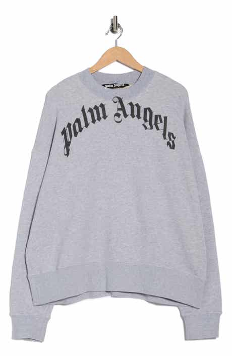 Palm Angels Curved Logo Graphic Sweatshirt