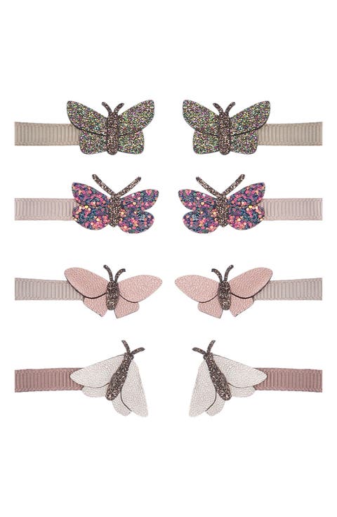 Kids
 Assorted 8-Pack Rainforest Butterfly Mini Hair Clips
