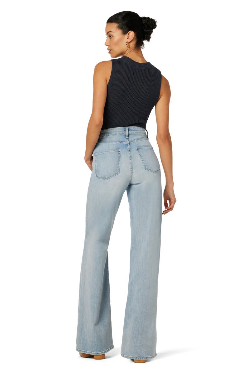 Joe's The Goldie Ripped High Waist Wide Leg Palazzo Jeans, Alternate, color, 