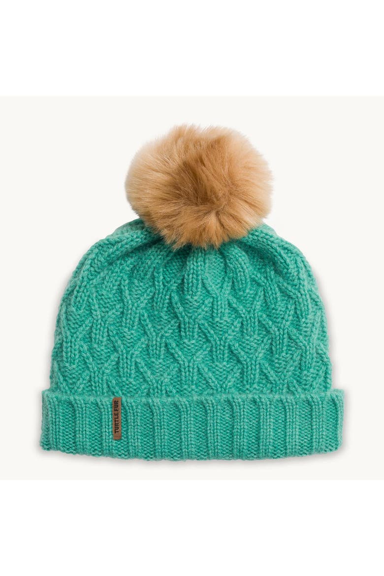 Yak Wool Mara Pom Beanie, Main, color, Mint