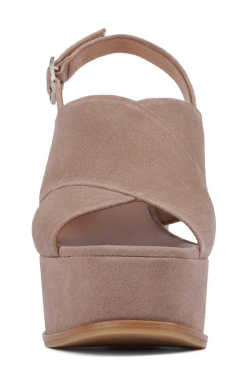 Aquatalia Nadina Platform Slingback Sandal In Sand