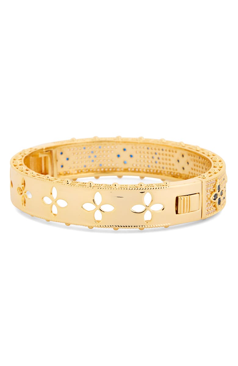 EYE CANDY LOS ANGELES Marley Weave Cuff Bracelet, Alternate, color,