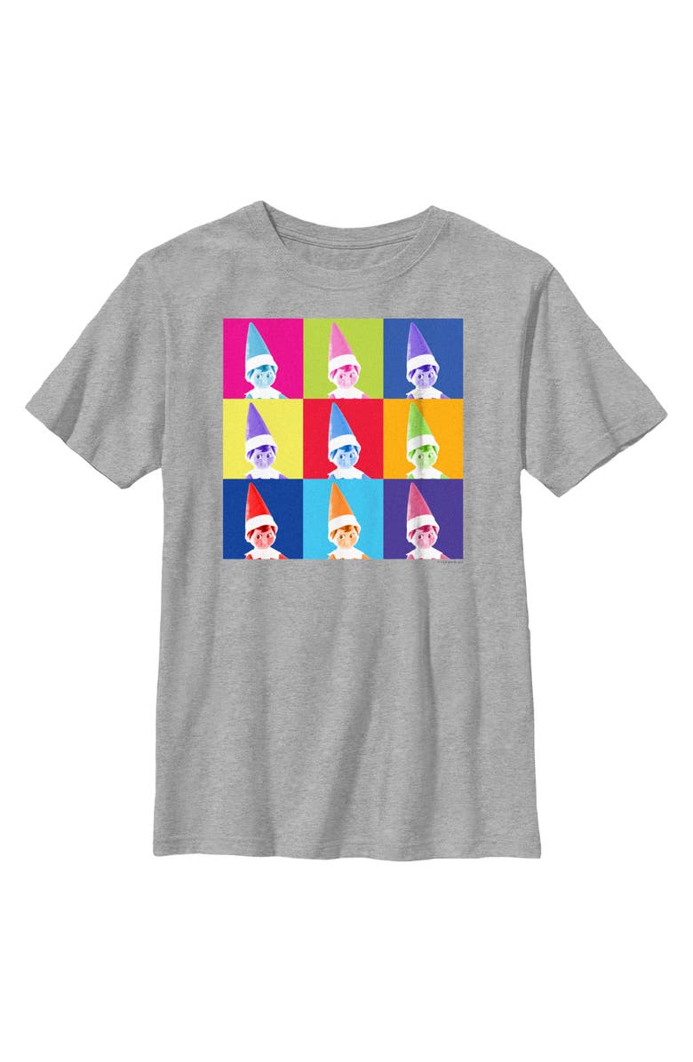 THE ELF ON THE SHELF Boy's The Elf on the Shelf Pop Art Portraits  Graphic T-Shirt, Main, color, Athletic Heather