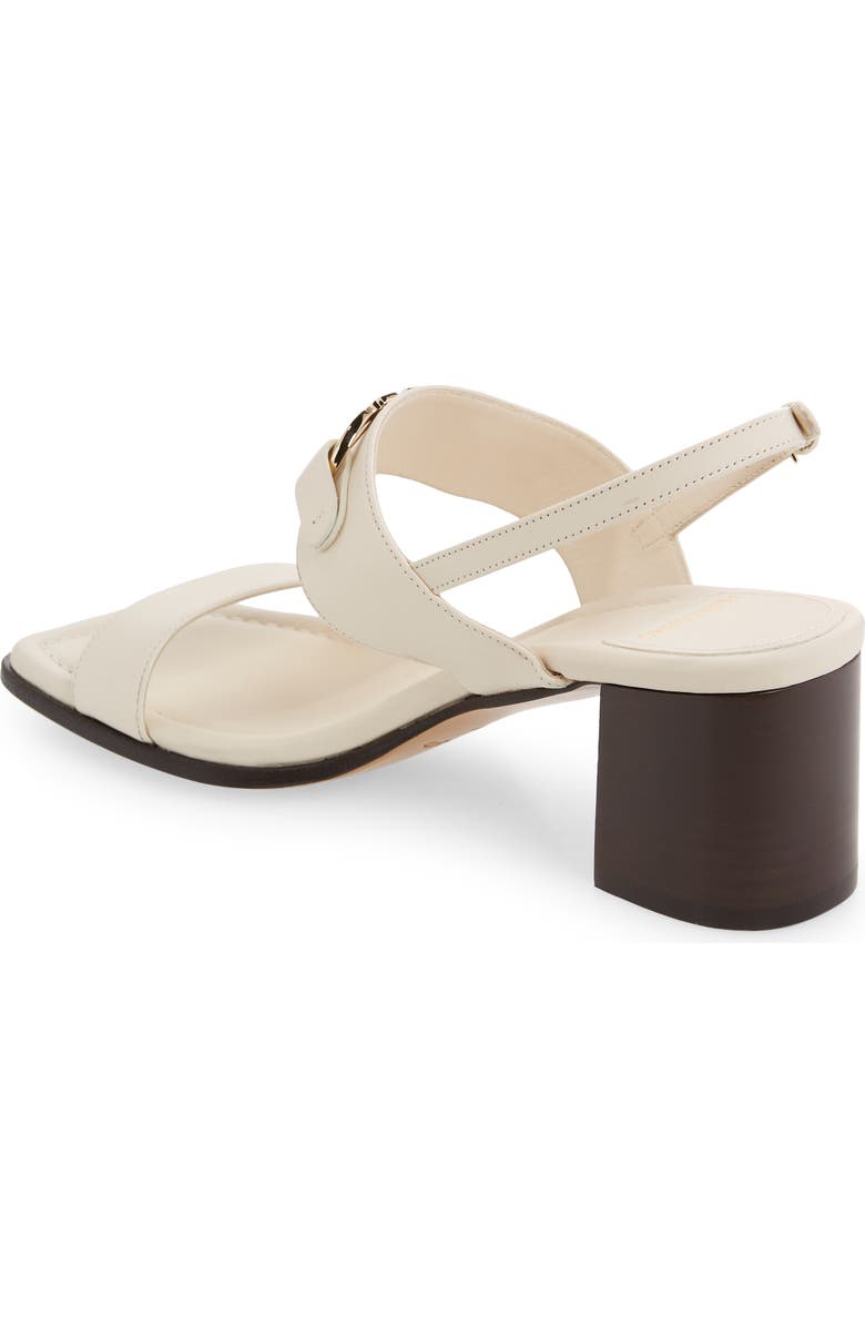 FERRAGAMO Lou Gancio Slingback Sandal, Alternate, color, Mascarpone
