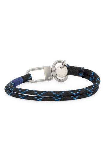Caputo & Co Tracer Stripe Paracord Bracelet In Blue