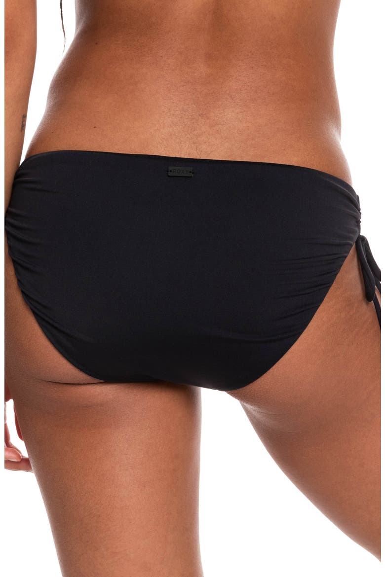 Beach Classics Side Tie Hipster Bikini Bottoms, Alternate, color, ANTHRACITE