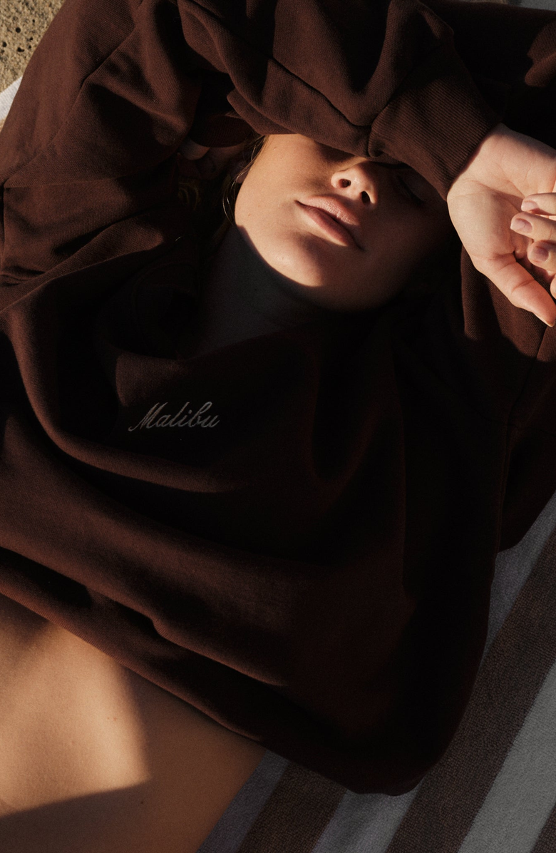 CALIFORNIA INCLINE Malibu Crewneck, Alternate, color, Umber