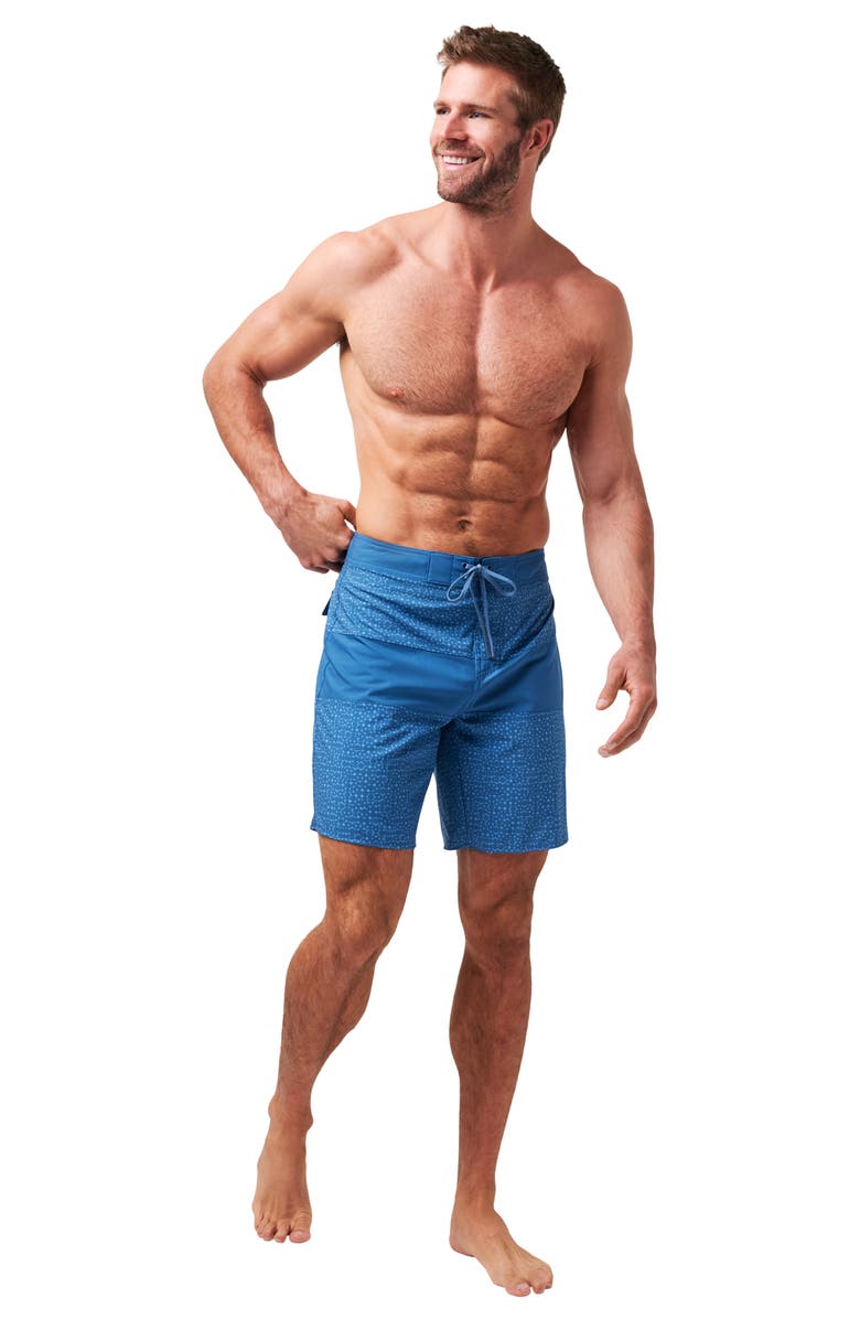 TravisMathew Night Ride Board Shorts, Alternate, color, Pacific Coast