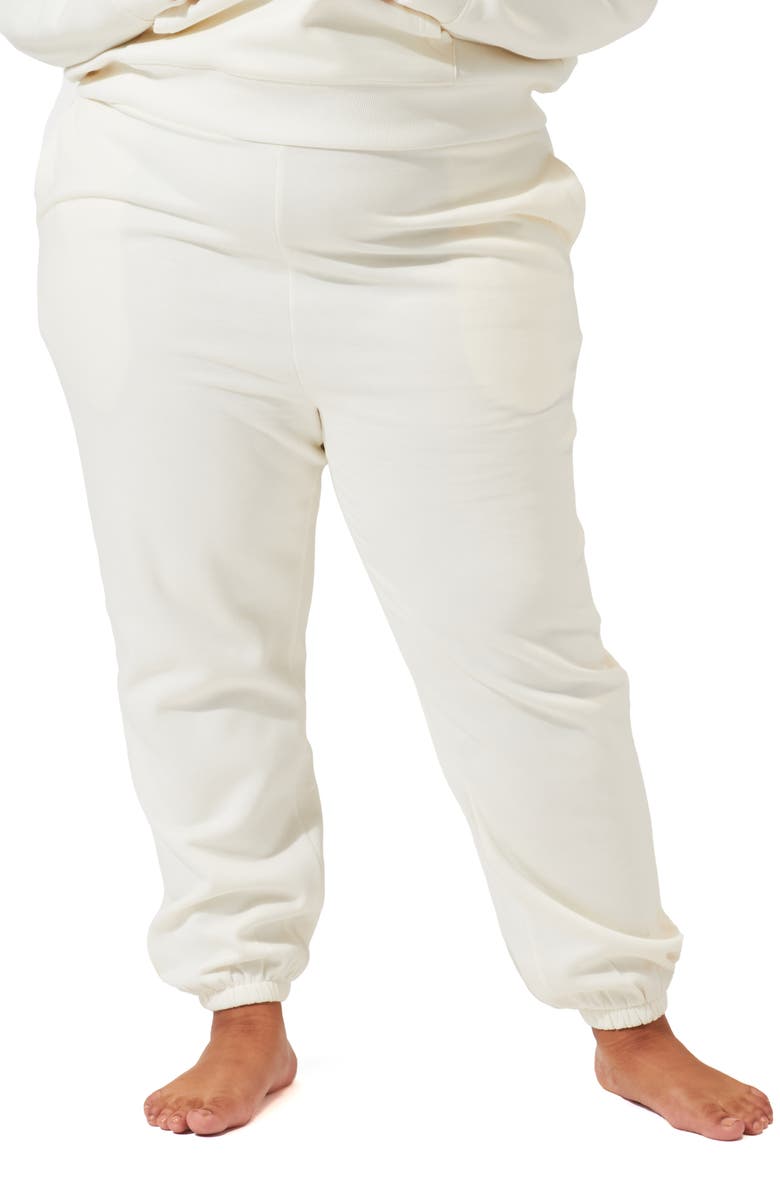 Threads 4 Thought Invincible Fleece Jogger, Main, color, Ecru