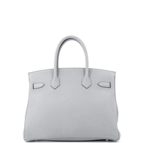 Pre-owned Hermes Hermes Birkin Handbag Grey Togo With Palladium Hardware 30