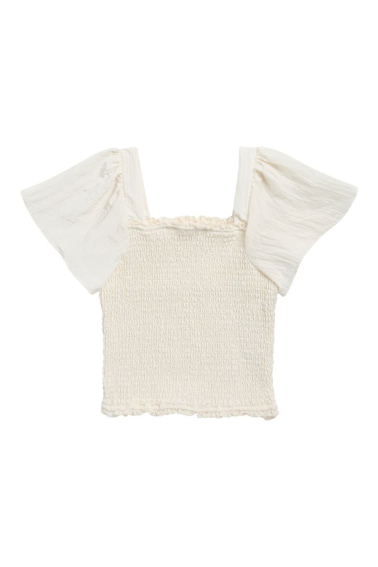 Kids' Smock Top, Main, color, IVORY