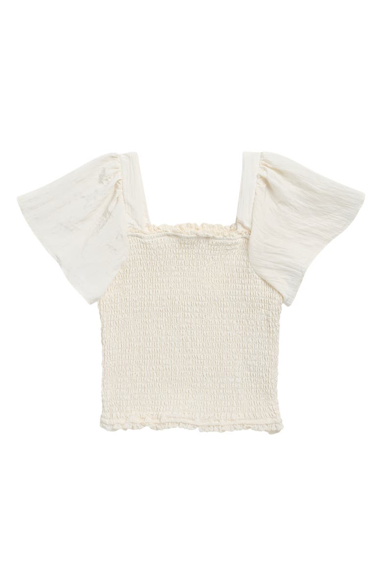 Walking on Sunshine Kids' Smock Top, Main, color, Ivory