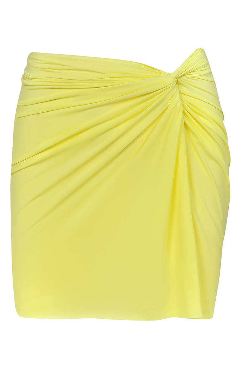 ViX Paula Hermanny Karen Cover-Up Miniskirt, Alternate, color, Green