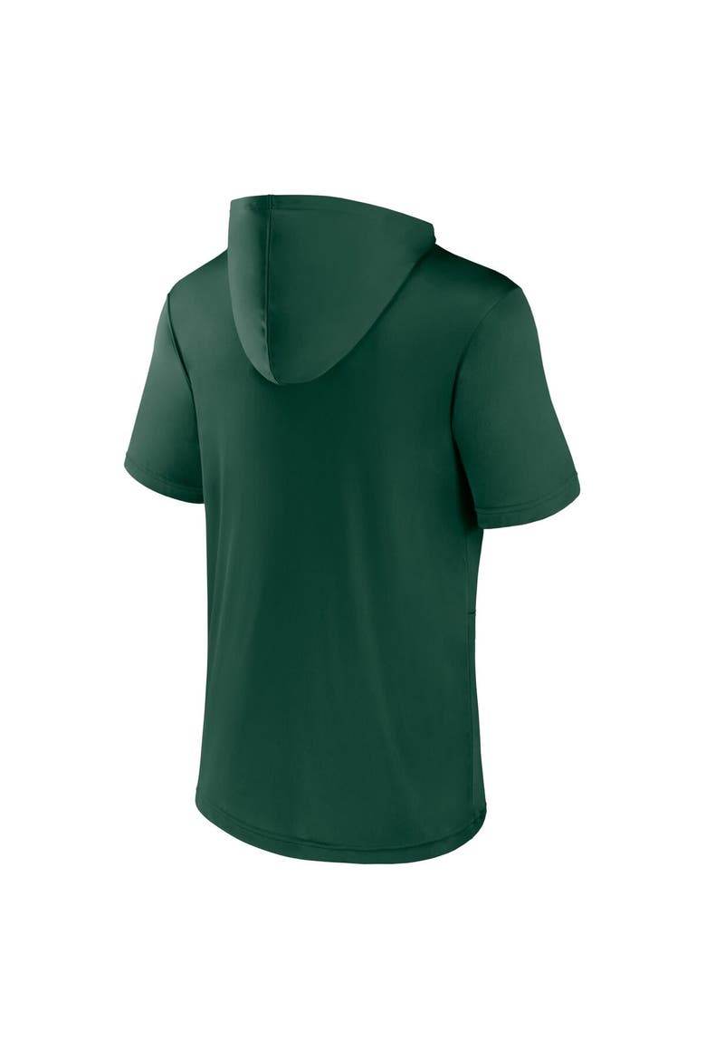Men's Fanatics Branded Hunter Green Milwaukee Bucks Possession Hoodie T-Shirt, Alternate, color, Hunter Green