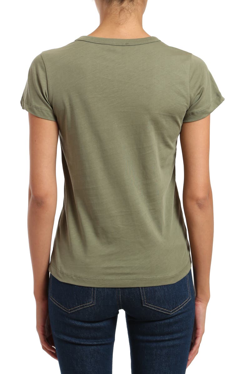 Mavi Jeans Slim Fit Cotton Slub T-Shirt, Alternate, color, Deep Lichen Green