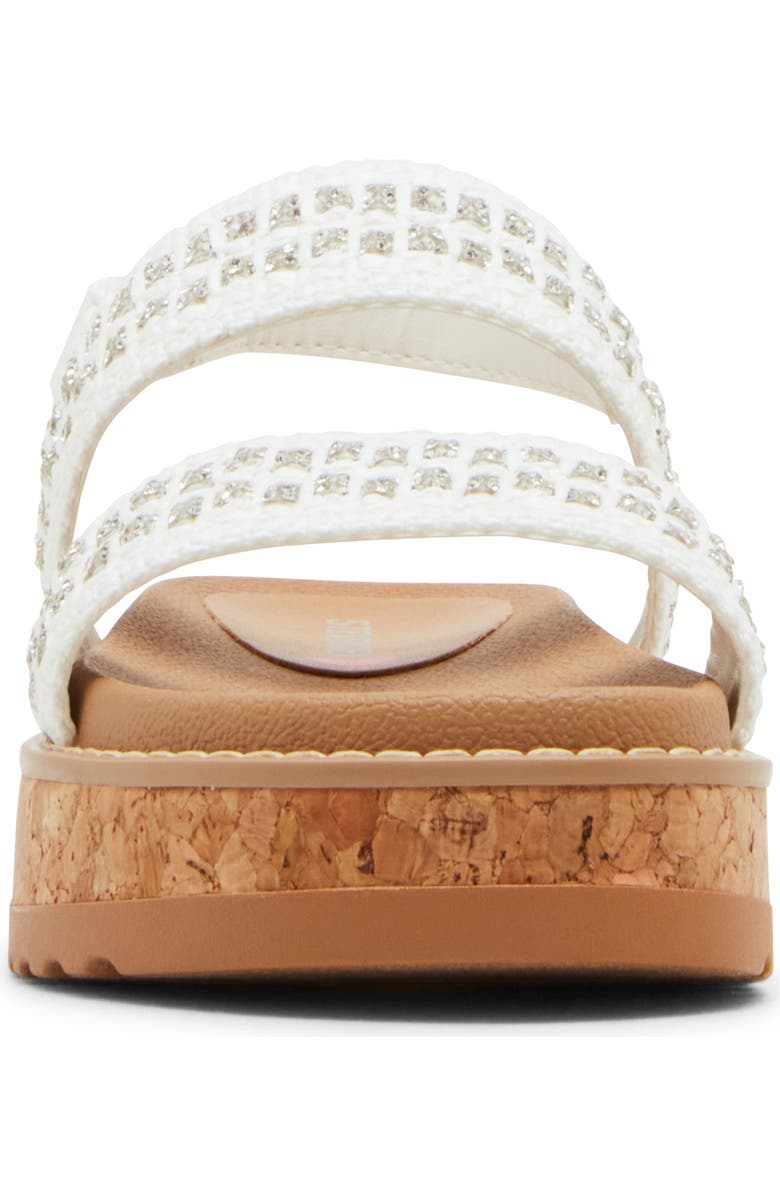 Steve Madden Kids' Jbuggy Slingback Platform Sandal, Alternate, color, White