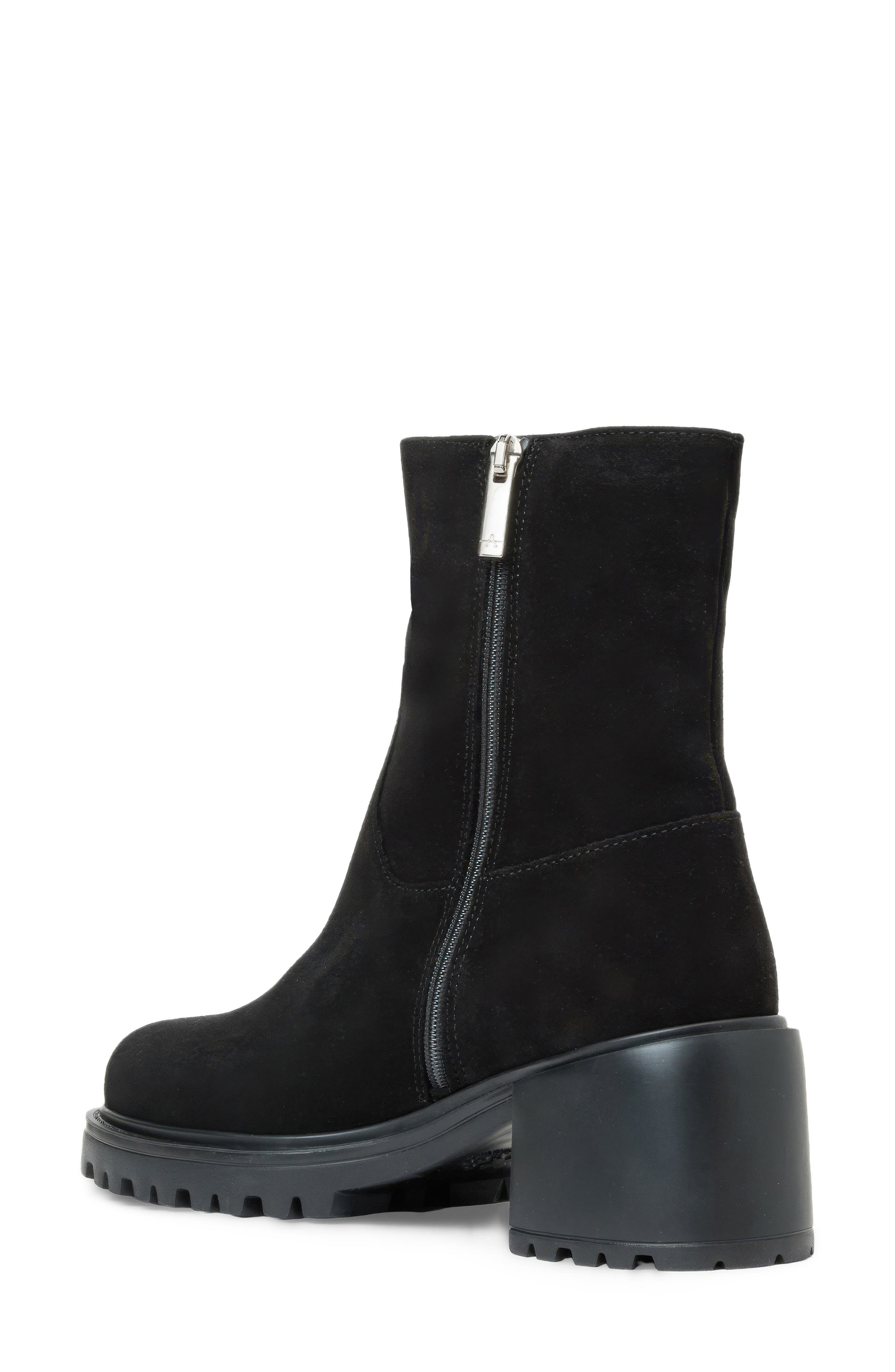 Danni Weatherproof Platform Bootie, Alternate, color, BLACK SUEDE