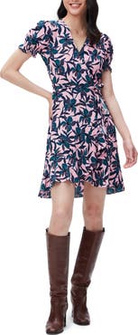 DVF Emilia Puff Sleeve Wrap Dress
