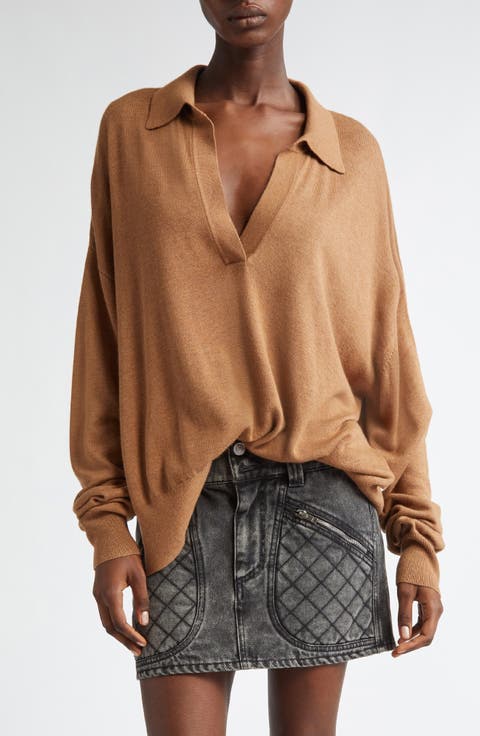 Galix Oversize Polo Sweater