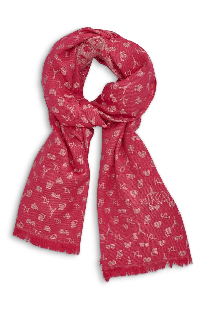 Metallic Logo Scarf