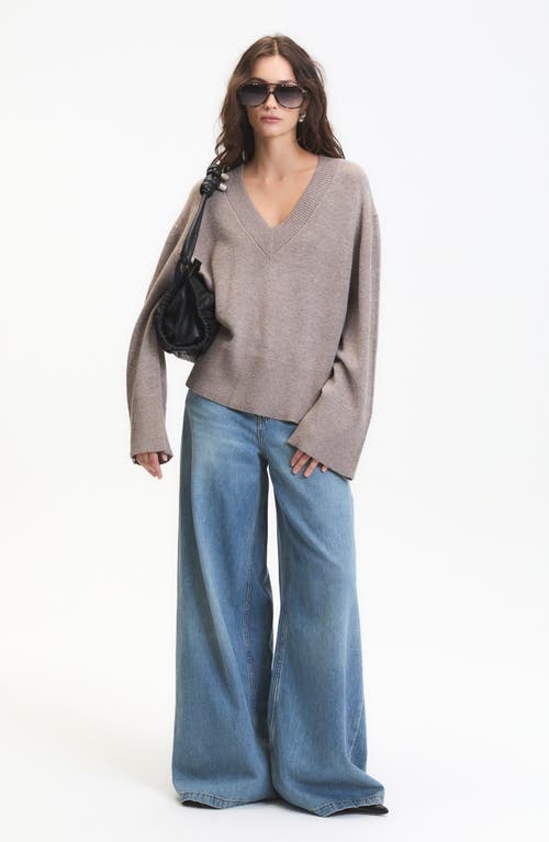 Deluc Ascclepias V-neck Sweater In Multi