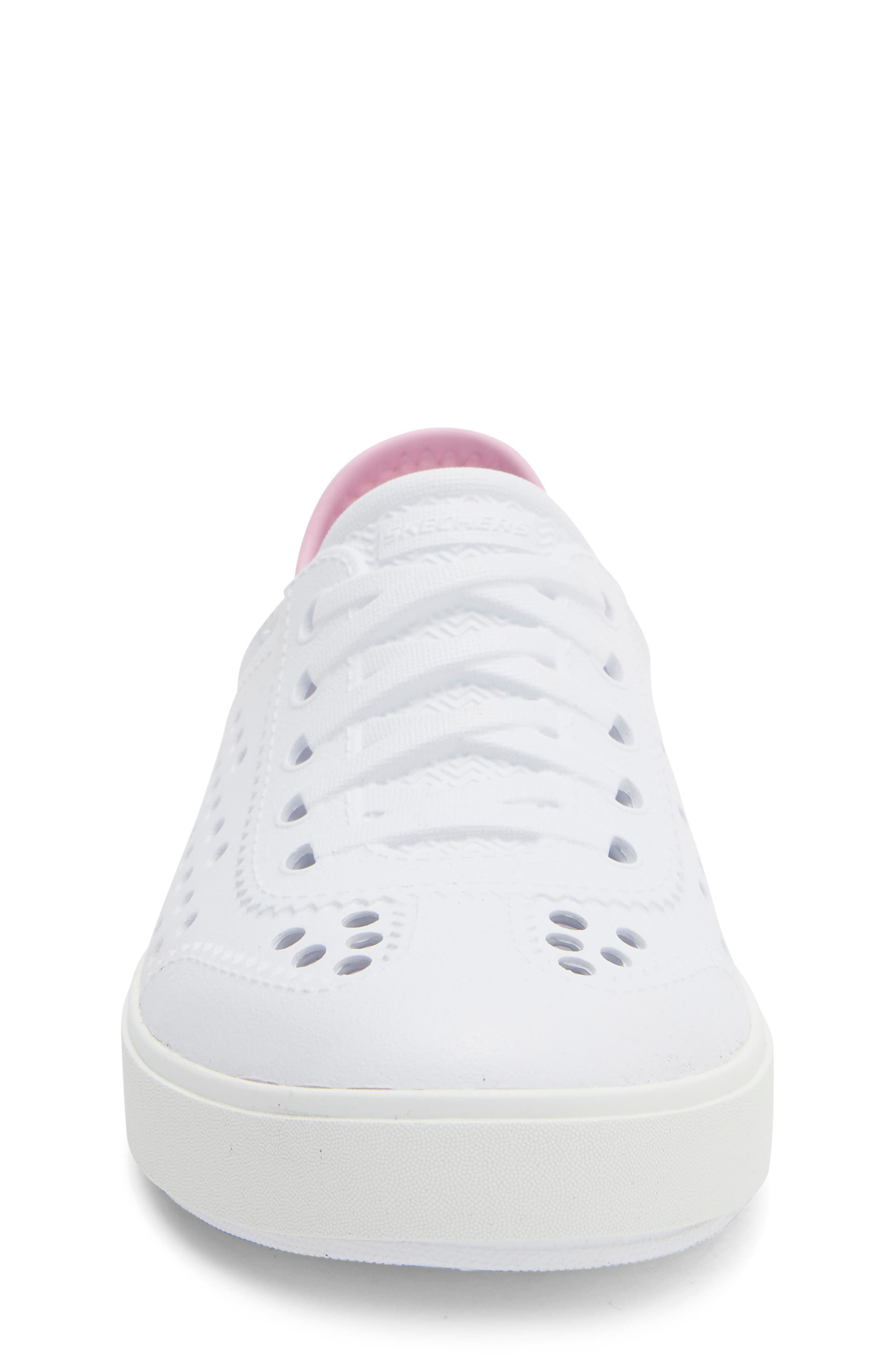 SKECHERS Kids' Breezy Steps Sneaker, Alternate, color, White/ Pink