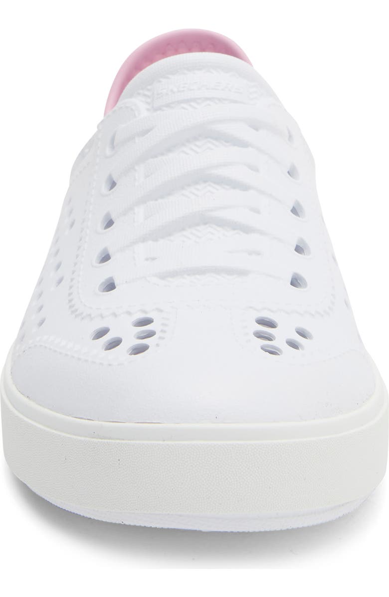 SKECHERS Kids' Breezy Steps Sneaker, Alternate, color, White/ Pink