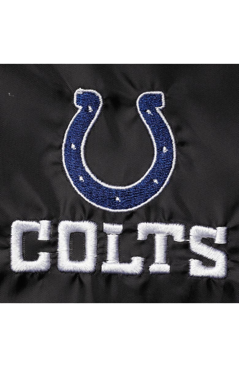 DUNBROOKE Men's Dunbrooke Black Indianapolis Colts Coaches Classic Raglan Full-Snap Windbreaker Jacket, Alternate, color, 