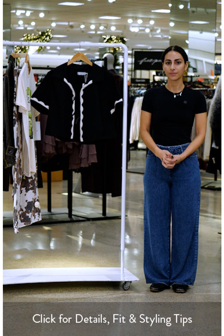 Front Tie Crop Cover-Up Top video