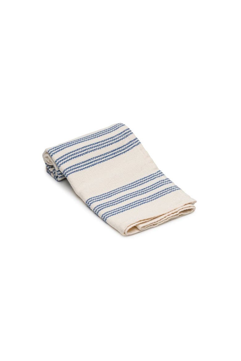 Allora Turkish Cotton Hand & Kitchen Towel Bundle, Alternate, color, Denim Blue
