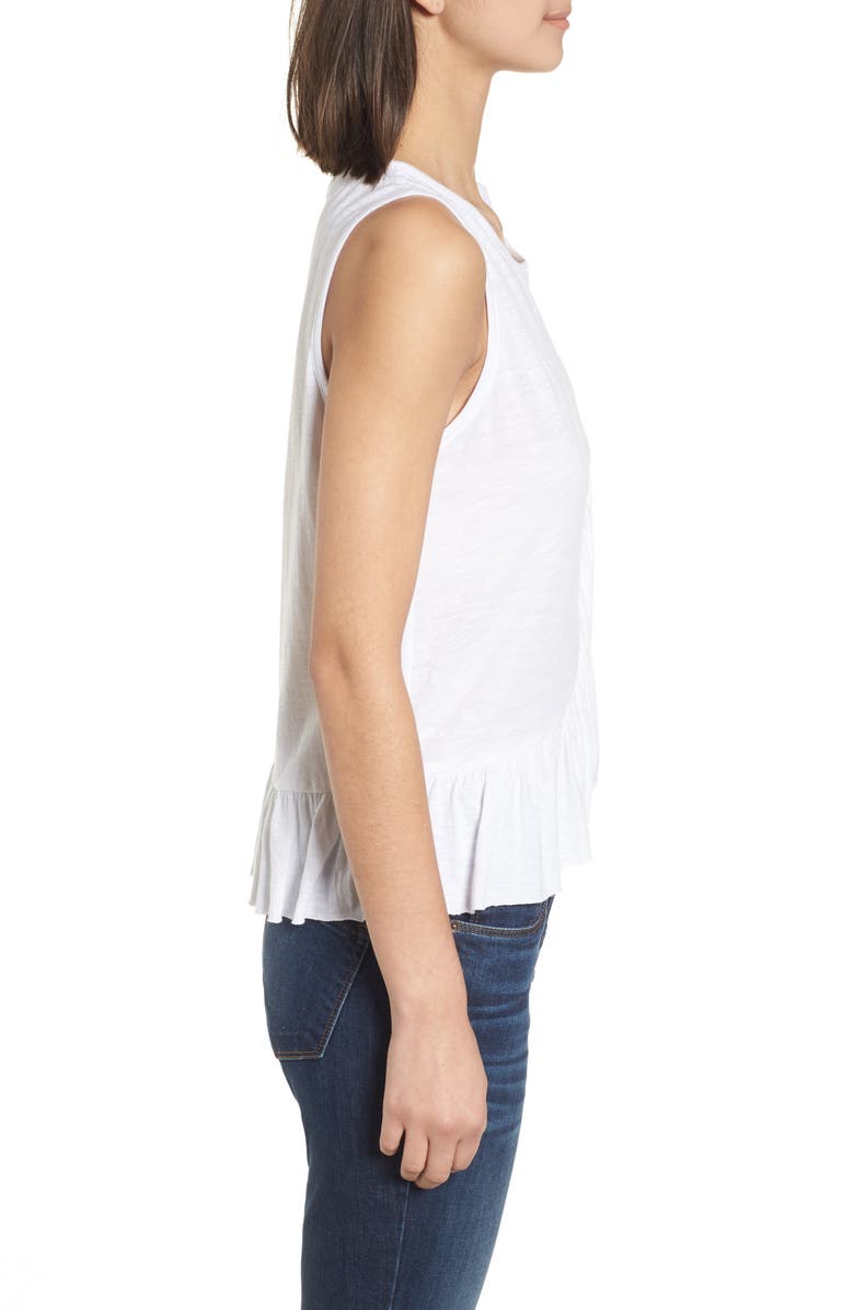 Soprano Asymmetrical Ruffle Tank Top, Alternate, color,