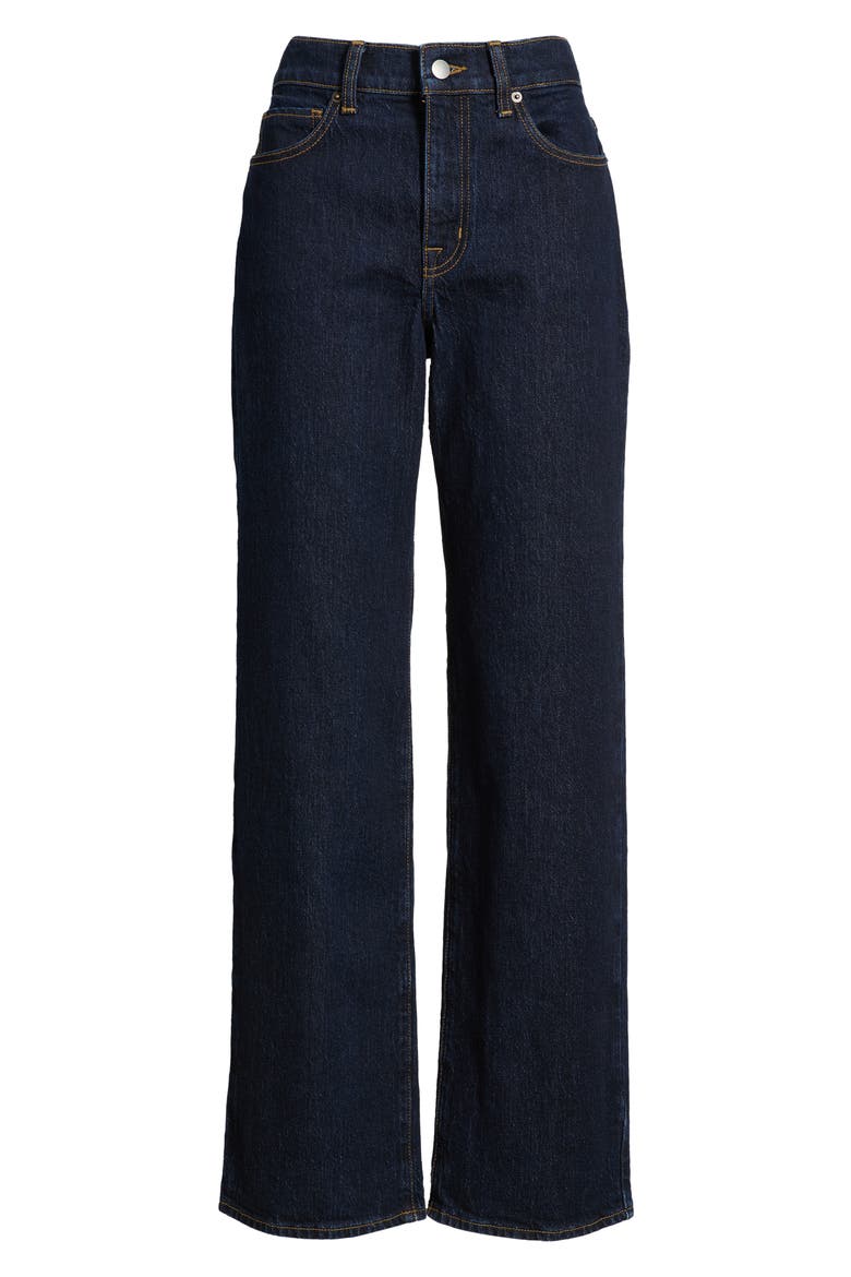 High Waist Straight Leg Jeans, Alternate, color, BROADWAY WASH