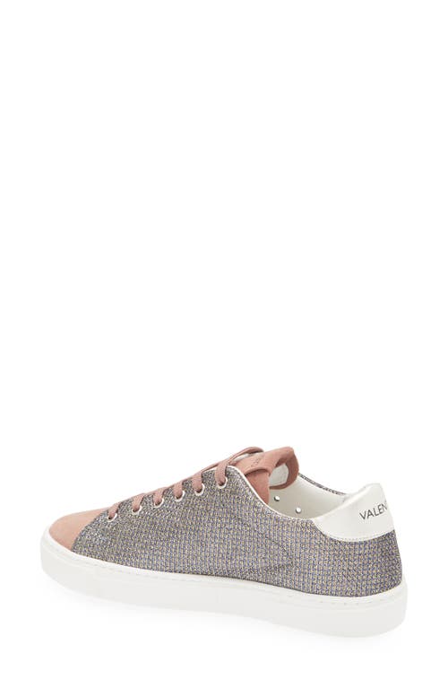 Valentino By Mario Valentino Laura Star Sneaker In Bronze Pink