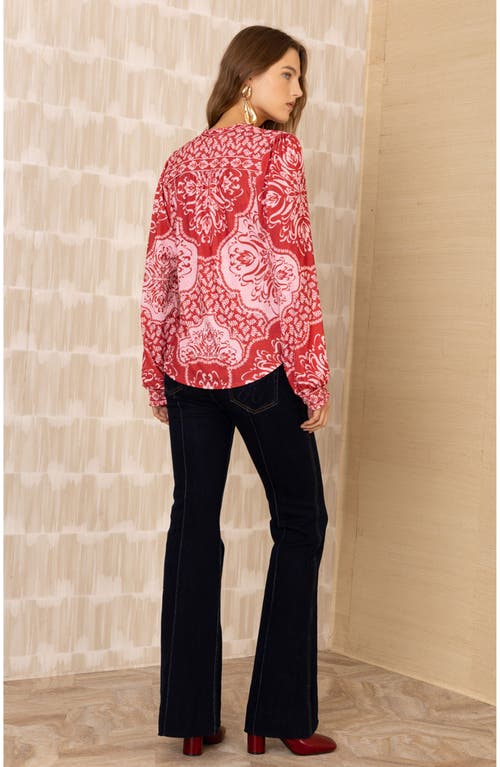 Hale Bob Addyson Jersey Top In Red