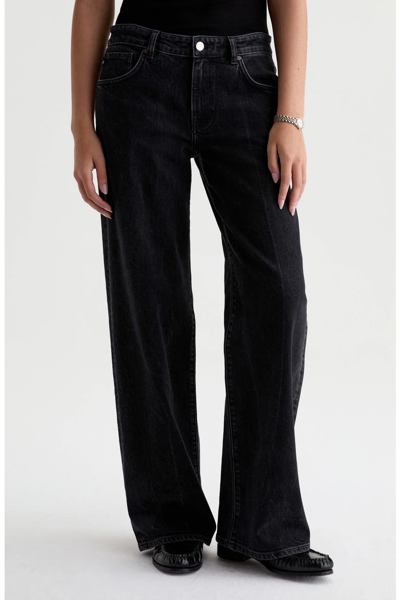 Adria Low Rise Wide Leg Jeans, Main, color, BOSSA NOVA