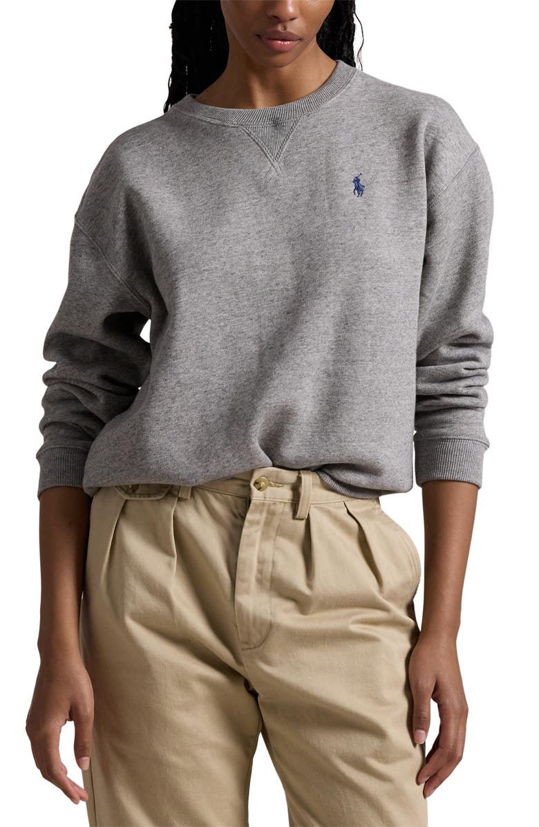 Polo Ralph Lauren Arctic Fleece Sweatshirt, Main, color, 