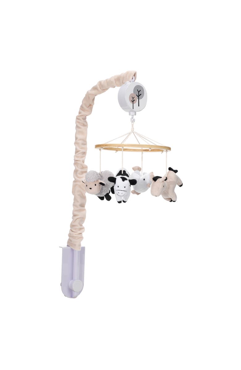 Lambs & Ivy Baby Farm Animals Musical Baby Crib Mobile Soother Toy, Alternate, color, Multicolor