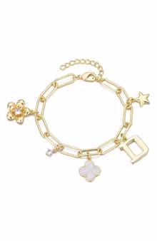 Adornia Initial Charm Bracelet
