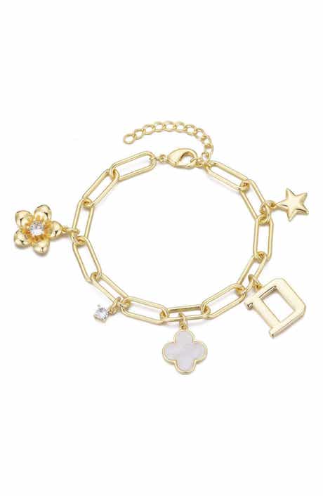 Adornia Initial Charm Bracelet