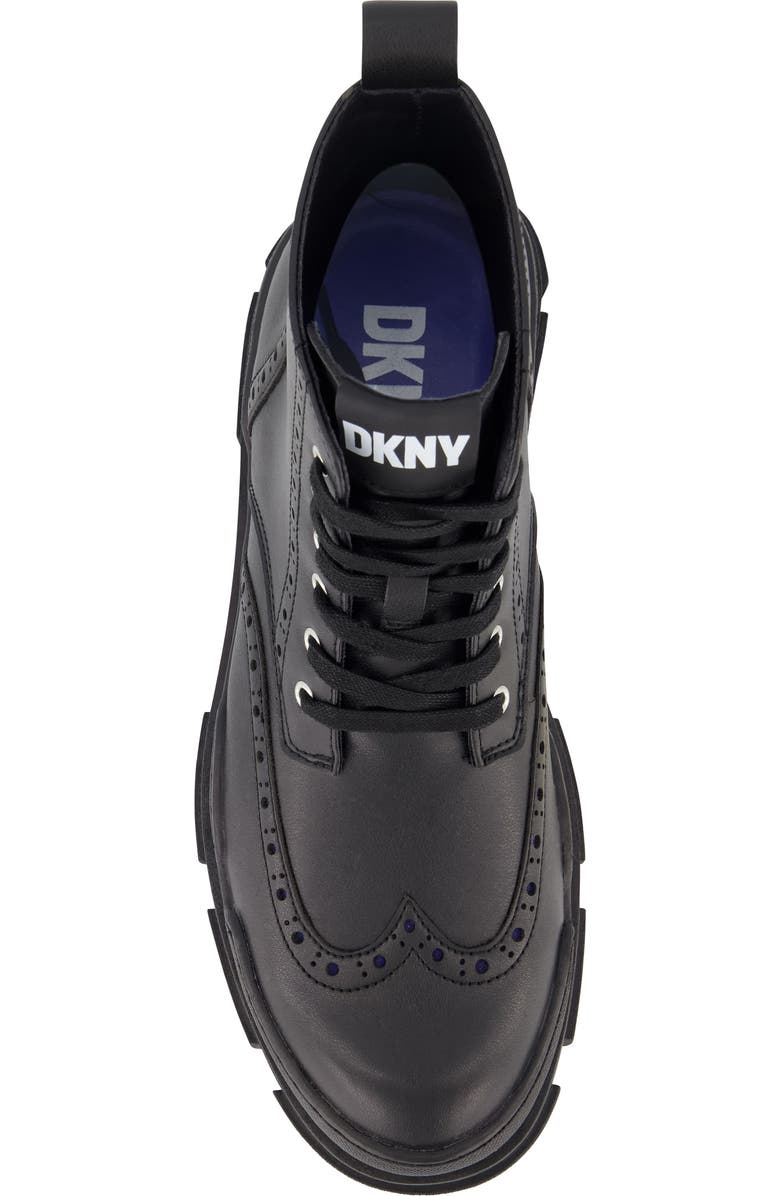 DKNY Wingtip Lug Boot, Alternate, color,