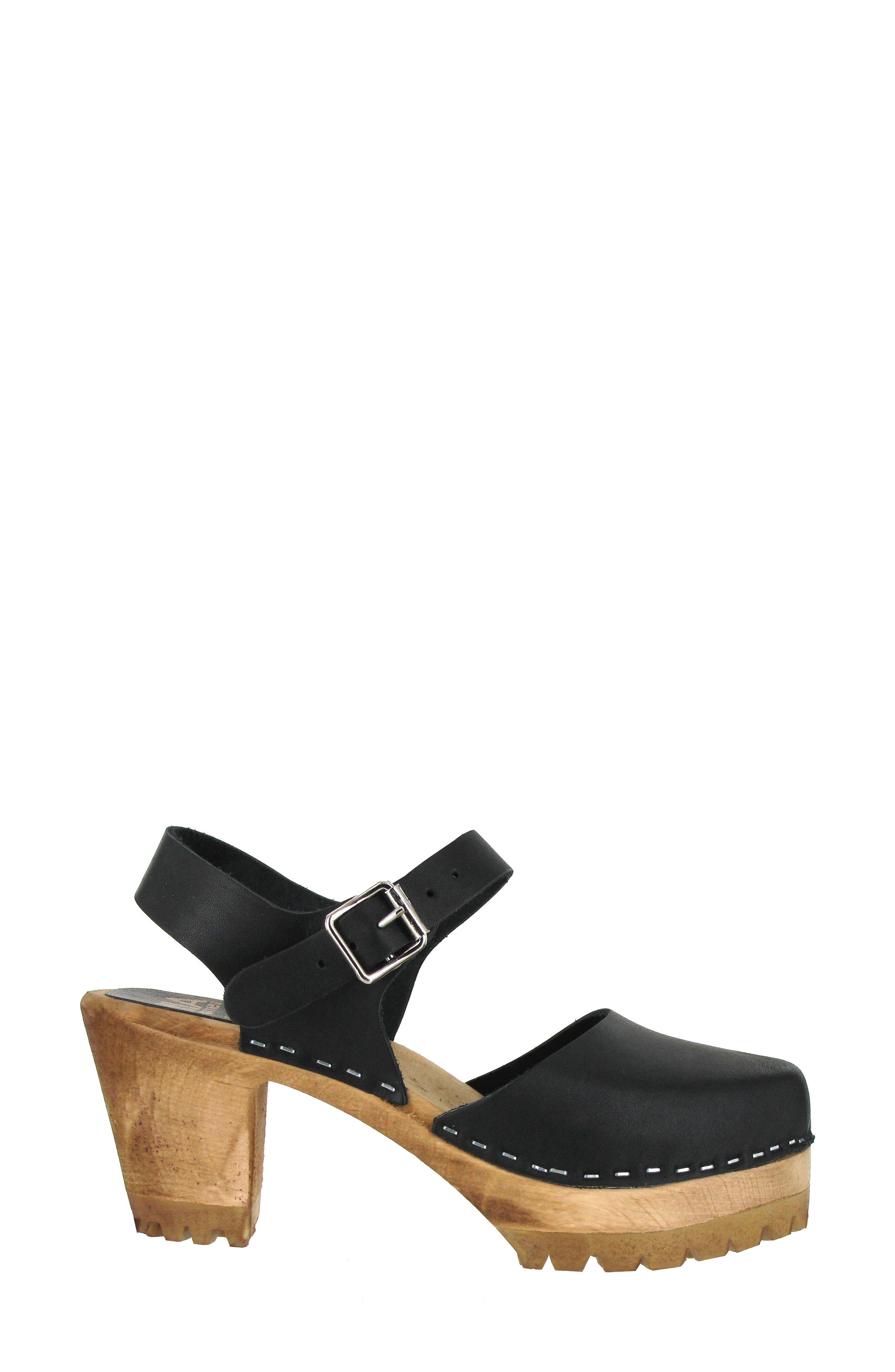 MIA Abba Sandal, Alternate, color, Black Leat