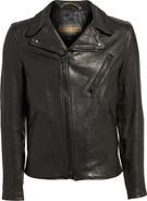 Schott NYC Leather Moto Jacket