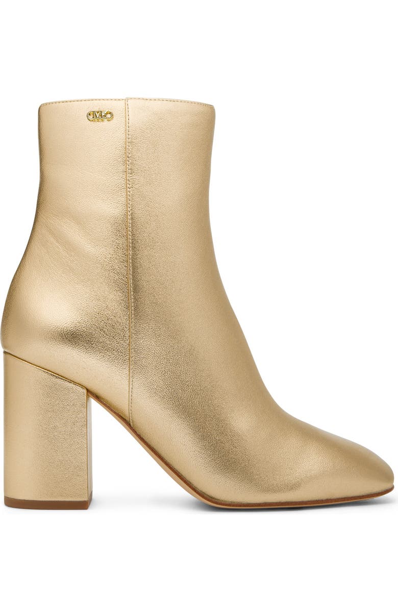 Michael Kors Perla Flex Bootie, Alternate, color, Pale Gold
