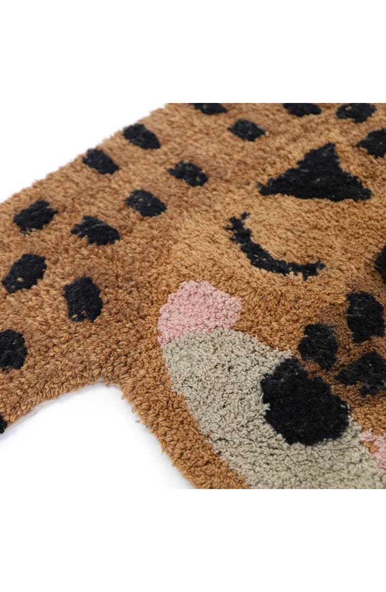 Nattiot Little Cheetah Rug, Alternate, color, Brown